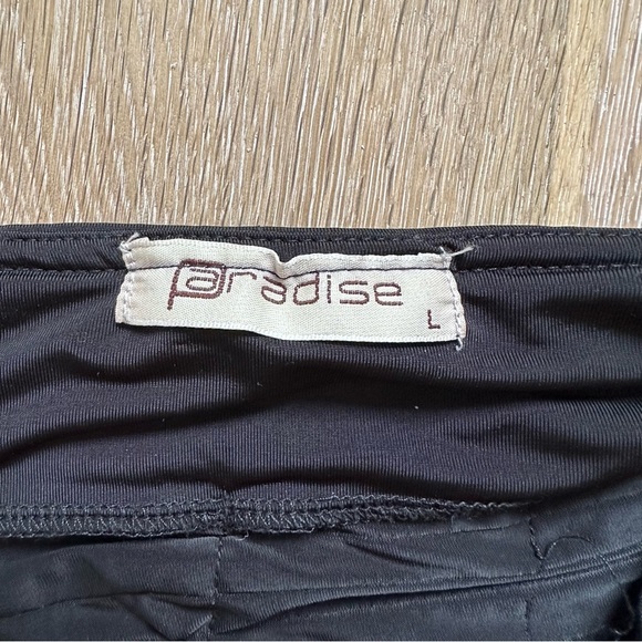 Paradise Black Strapless Bodycon Tube Dress - Size Large - Picture 12 of 15